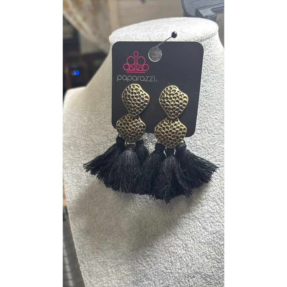 #18. Paparazzi Tenacious Tassel Earrings